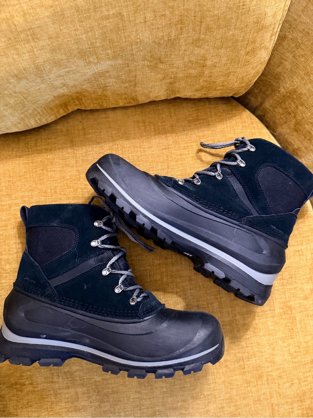 Sorel Men's Buxton Lace Waterproof Winter Boots Black 9.5 - Picture 6 of 10